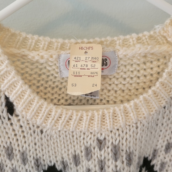 Men's Brad Richard's vintage deadstock Grandpa Sweater - Picture 4 of 12